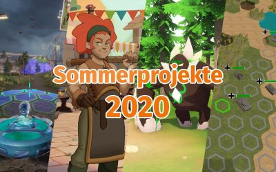 Die Sommerprojekte 2020 sind online auf itch.io verfügbar!