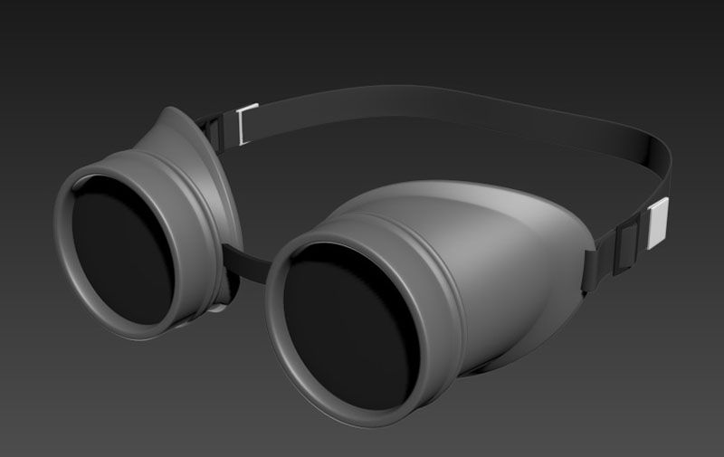 3D Steampunk Brille von Andreas Paul
