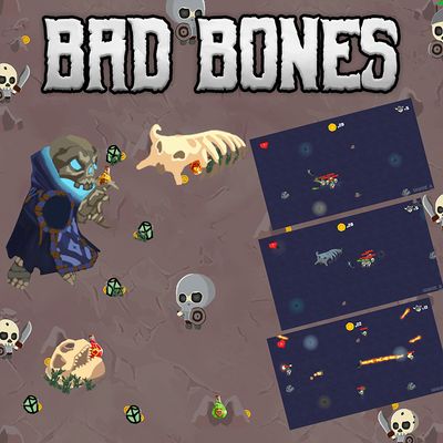 Projektcover von dem Twin-Stick Arcade Shooter Bad Bones