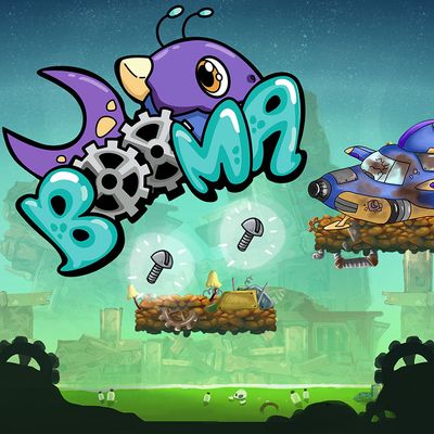 Projektcover von dem 2D-Platformer BOOMA