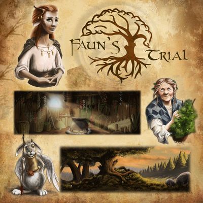 Projektcover von dem Point and Click Adventure Fauns Trial