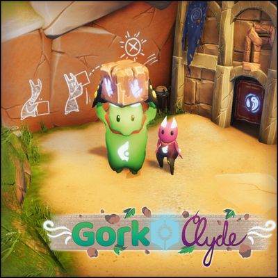 Projektcover von dem Co-Op Puzzle Platformer Gork and Clyde