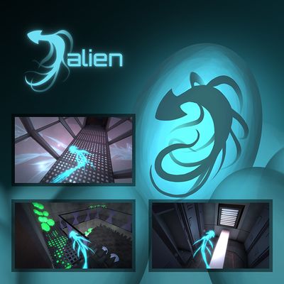 Projektcover von dem 3D Exploration Game Jalien