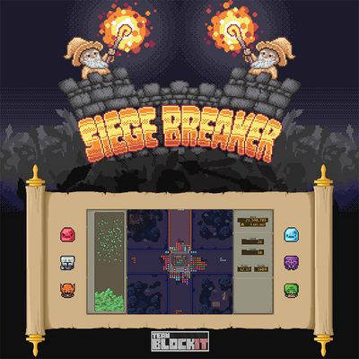 Projektcover von dem quadruple Tetris Game Siege Breaker
