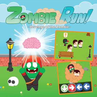 Projektcover von dem 2D Top-Down Action-Fighting Game Zombie Run