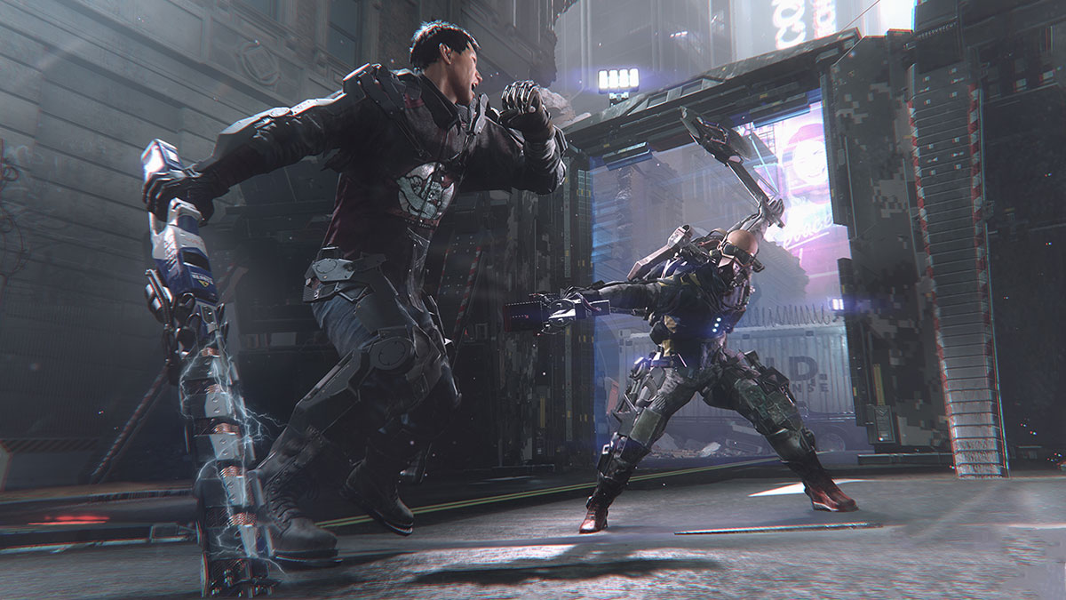 The Surge 2 Mädchen und Monster aus dem Spiel Sea of Solitude