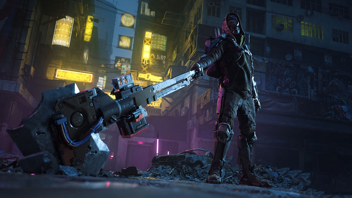 The Surge 2 Mädchen konfrontiert großes Monster in dem Spiel Sea of Solitude