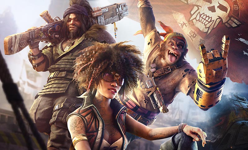 Beyond Good and Evil 2 Mädchen und Monster aus dem Spiel Sea of Solitude